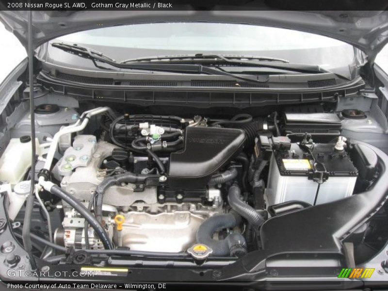 Gotham Gray Metallic / Black 2008 Nissan Rogue SL AWD
