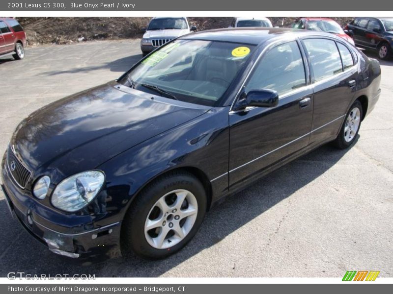 Blue Onyx Pearl / Ivory 2001 Lexus GS 300