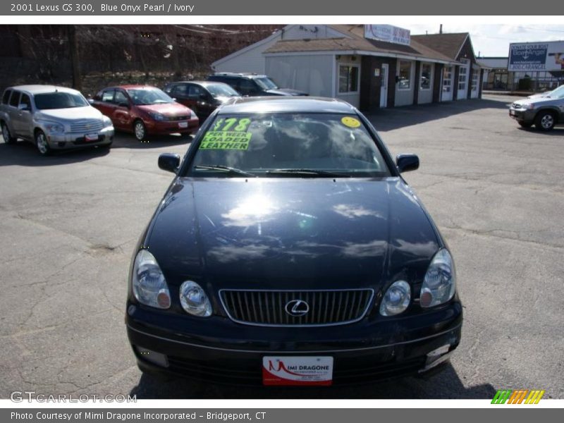 Blue Onyx Pearl / Ivory 2001 Lexus GS 300