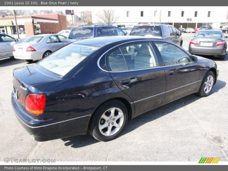 Blue Onyx Pearl / Ivory 2001 Lexus GS 300