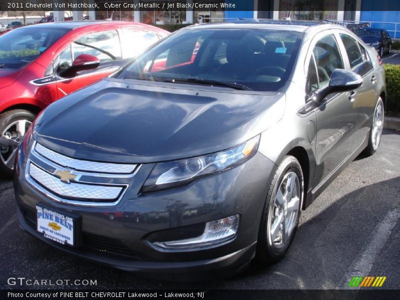Cyber Gray Metallic / Jet Black/Ceramic White 2011 Chevrolet Volt Hatchback
