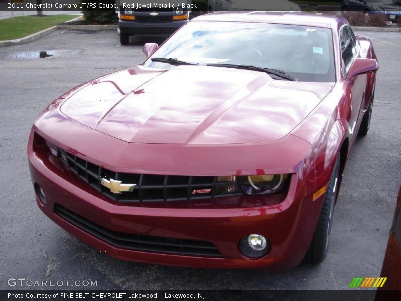 Red Jewel Metallic / Black 2011 Chevrolet Camaro LT/RS Coupe