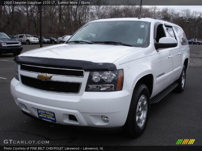 Summit White / Ebony 2008 Chevrolet Suburban 1500 LT