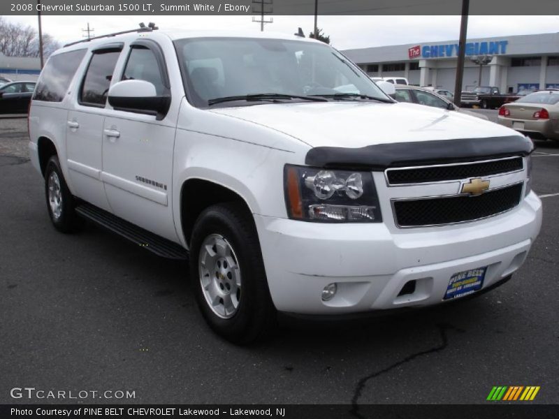 Summit White / Ebony 2008 Chevrolet Suburban 1500 LT