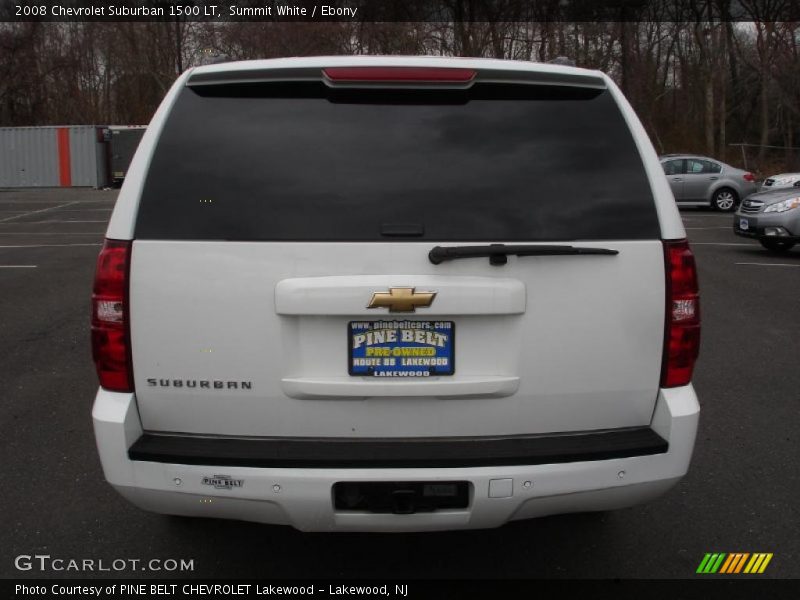 Summit White / Ebony 2008 Chevrolet Suburban 1500 LT