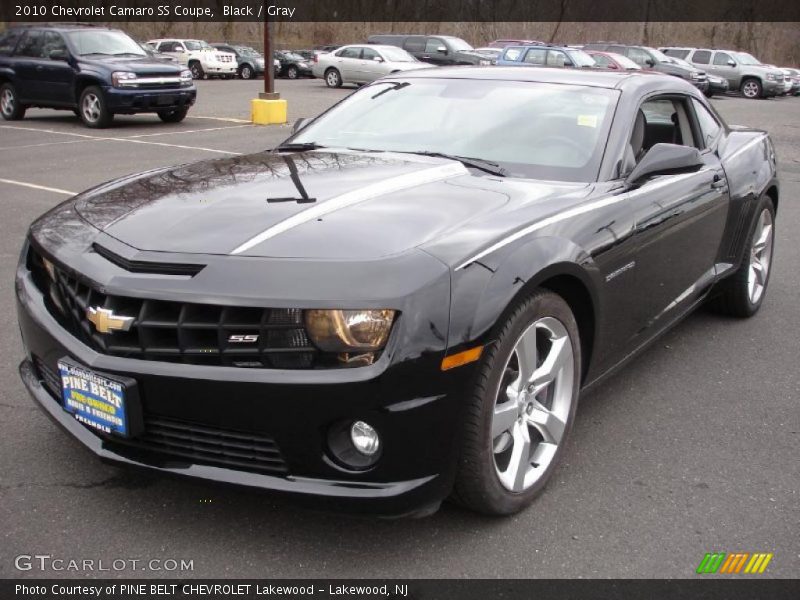 Black / Gray 2010 Chevrolet Camaro SS Coupe