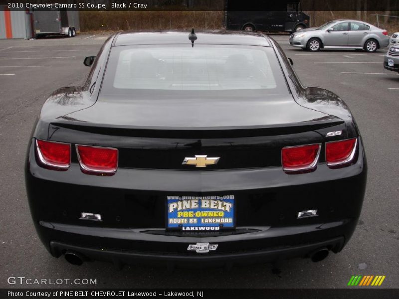 Black / Gray 2010 Chevrolet Camaro SS Coupe