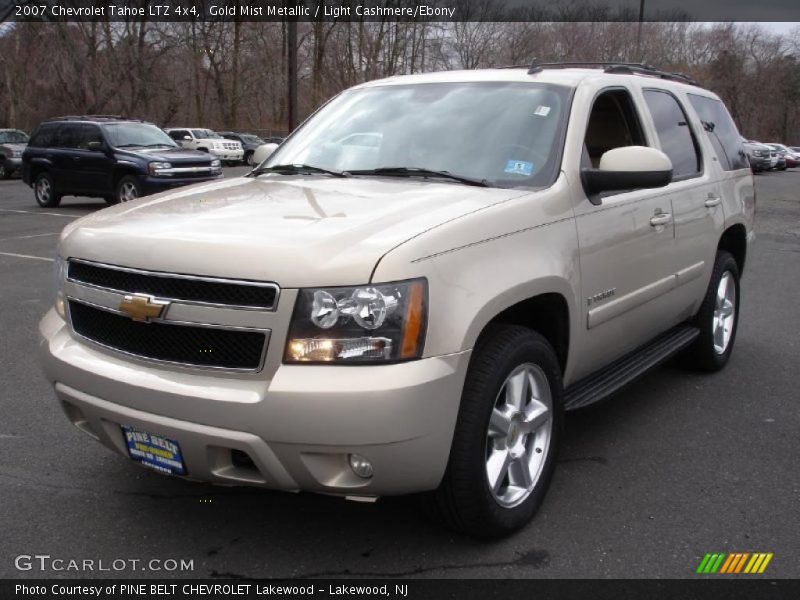 Gold Mist Metallic / Light Cashmere/Ebony 2007 Chevrolet Tahoe LTZ 4x4