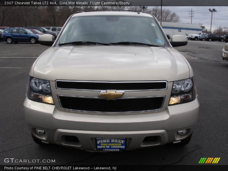 Gold Mist Metallic / Light Cashmere/Ebony 2007 Chevrolet Tahoe LTZ 4x4