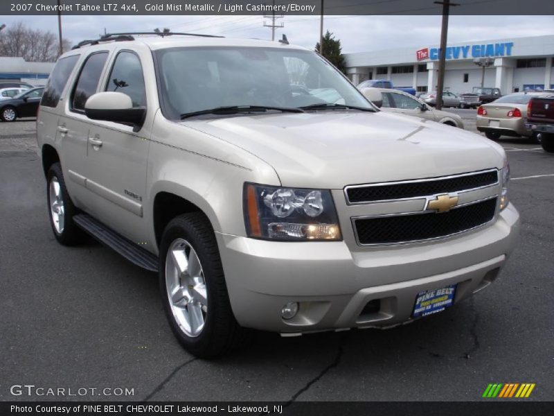 Gold Mist Metallic / Light Cashmere/Ebony 2007 Chevrolet Tahoe LTZ 4x4