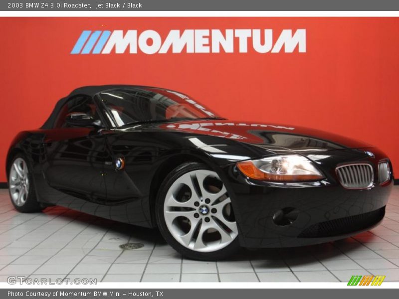 Jet Black / Black 2003 BMW Z4 3.0i Roadster