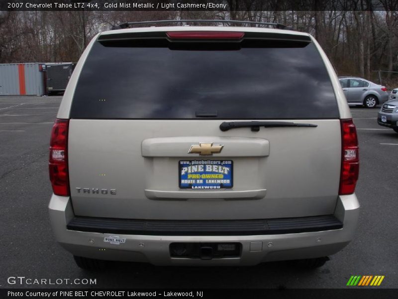 Gold Mist Metallic / Light Cashmere/Ebony 2007 Chevrolet Tahoe LTZ 4x4