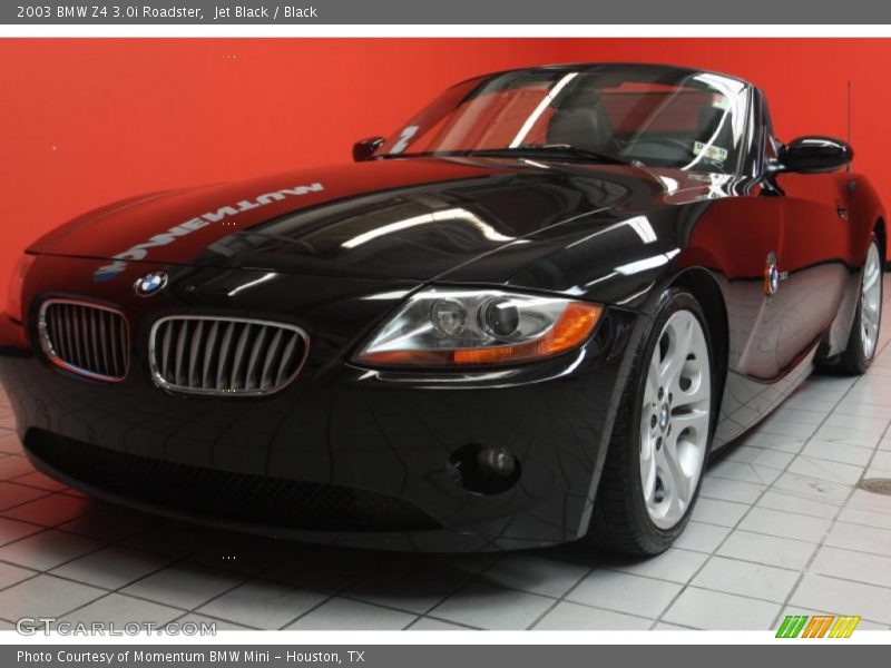 Jet Black / Black 2003 BMW Z4 3.0i Roadster