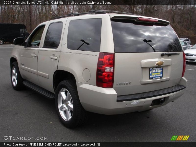 Gold Mist Metallic / Light Cashmere/Ebony 2007 Chevrolet Tahoe LTZ 4x4