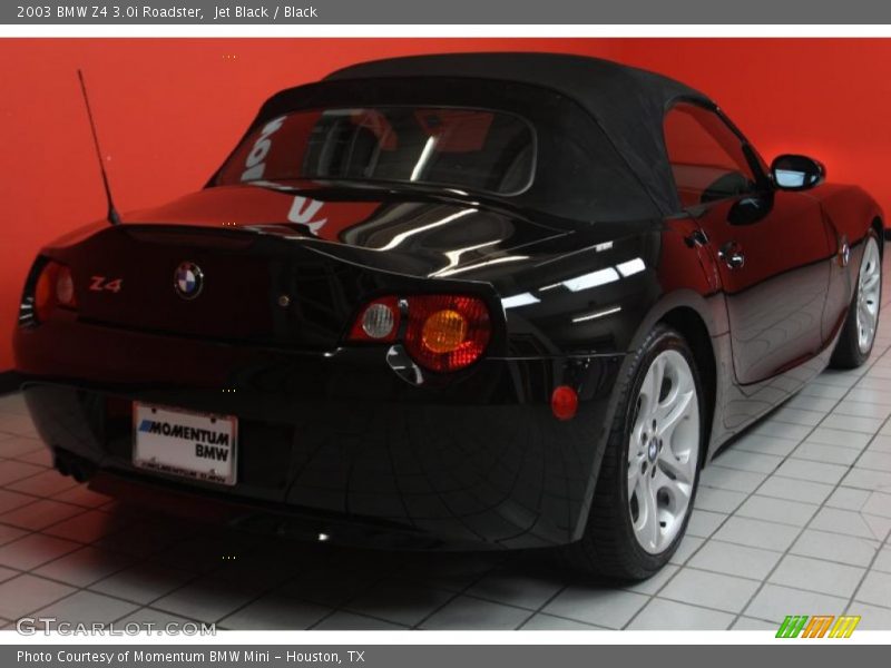 Jet Black / Black 2003 BMW Z4 3.0i Roadster