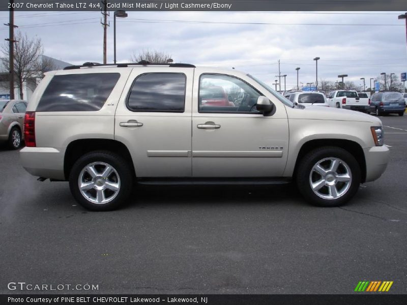 Gold Mist Metallic / Light Cashmere/Ebony 2007 Chevrolet Tahoe LTZ 4x4