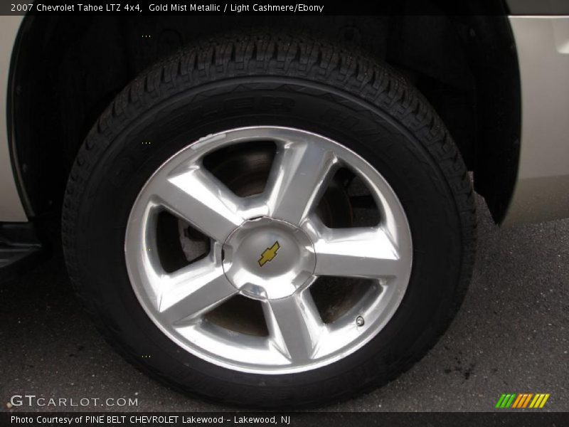 Gold Mist Metallic / Light Cashmere/Ebony 2007 Chevrolet Tahoe LTZ 4x4
