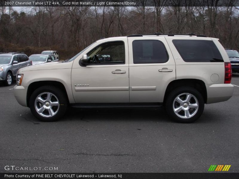 Gold Mist Metallic / Light Cashmere/Ebony 2007 Chevrolet Tahoe LTZ 4x4