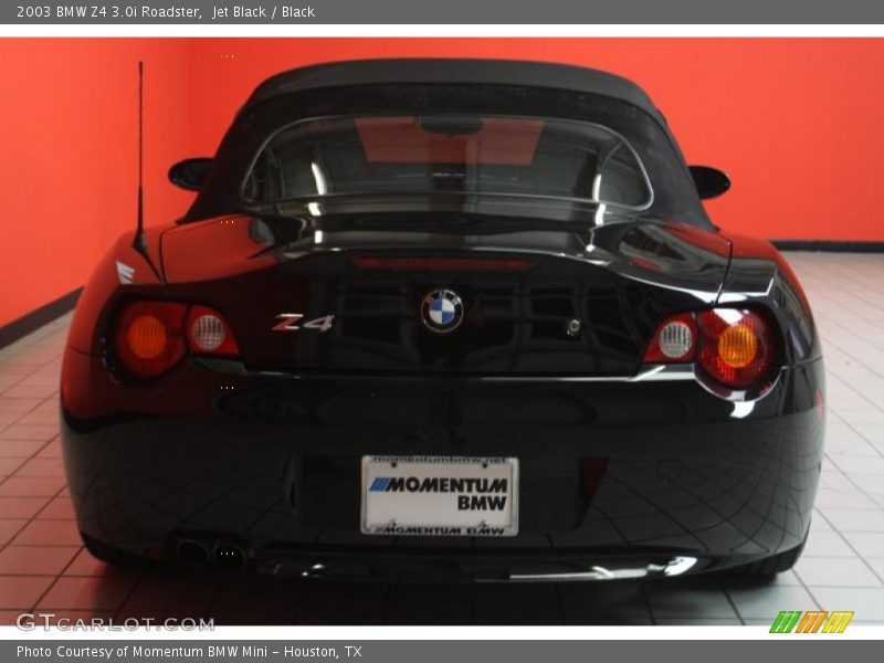 Jet Black / Black 2003 BMW Z4 3.0i Roadster
