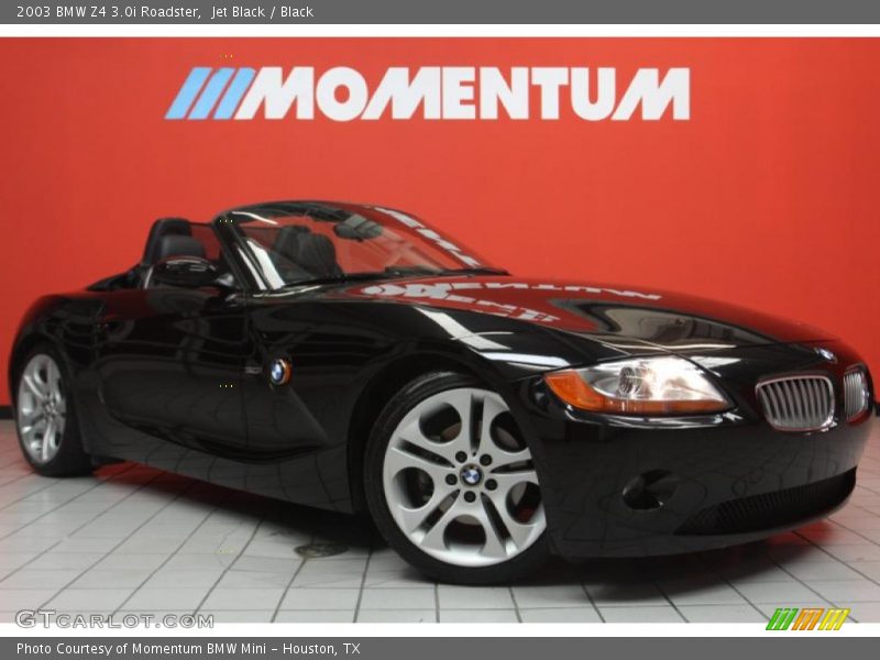 Jet Black / Black 2003 BMW Z4 3.0i Roadster