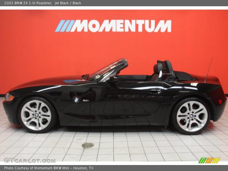 Jet Black / Black 2003 BMW Z4 3.0i Roadster