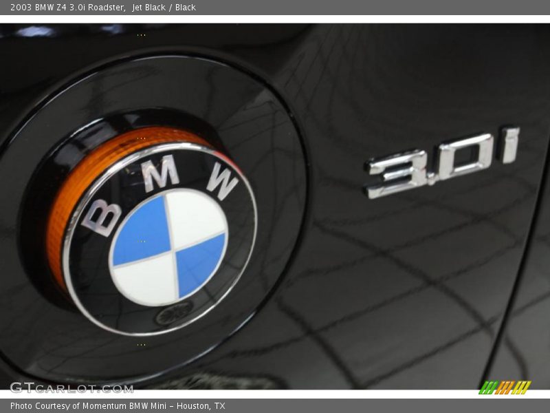 Jet Black / Black 2003 BMW Z4 3.0i Roadster