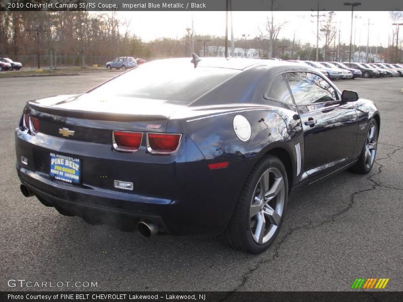 Imperial Blue Metallic / Black 2010 Chevrolet Camaro SS/RS Coupe