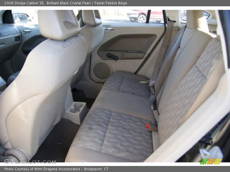 Brilliant Black Crystal Pearl / Pastel Pebble Beige 2008 Dodge Caliber SE