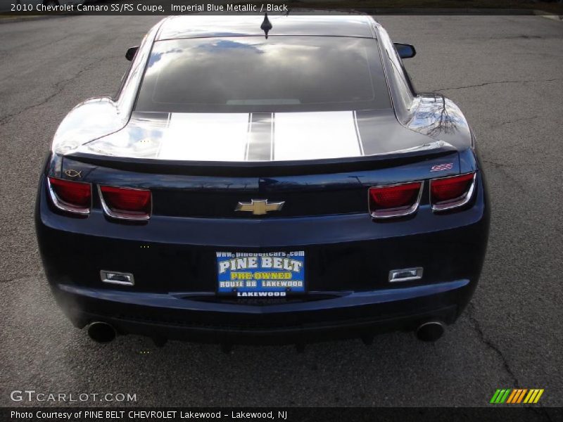 Imperial Blue Metallic / Black 2010 Chevrolet Camaro SS/RS Coupe