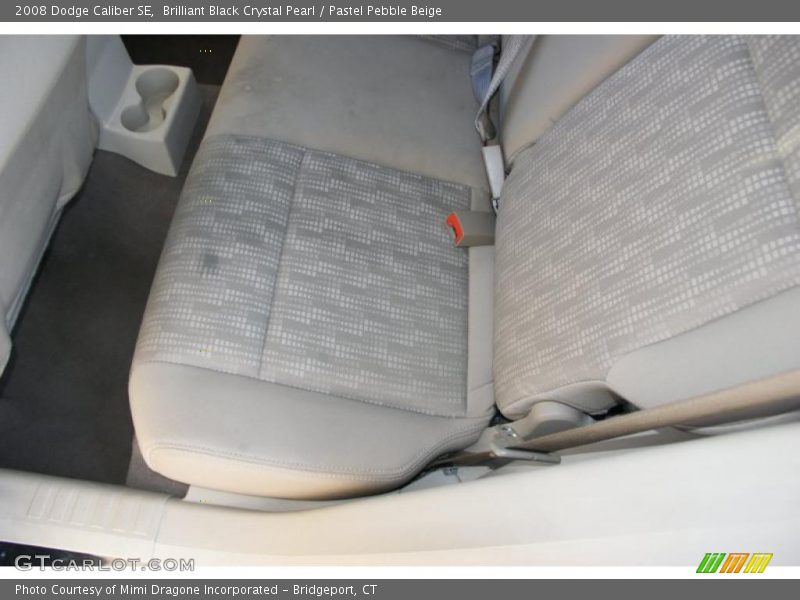Brilliant Black Crystal Pearl / Pastel Pebble Beige 2008 Dodge Caliber SE
