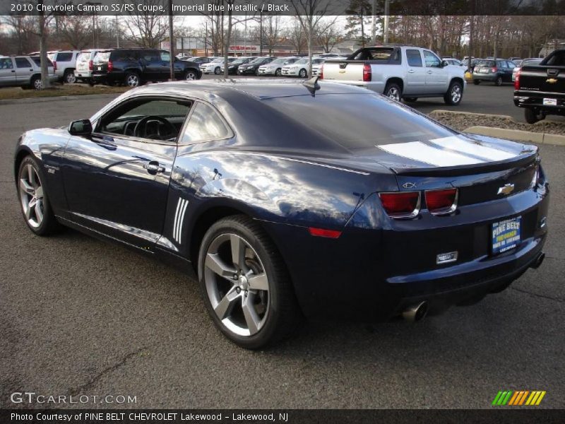 Imperial Blue Metallic / Black 2010 Chevrolet Camaro SS/RS Coupe