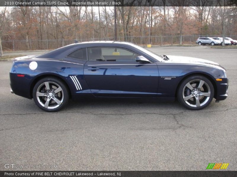 Imperial Blue Metallic / Black 2010 Chevrolet Camaro SS/RS Coupe