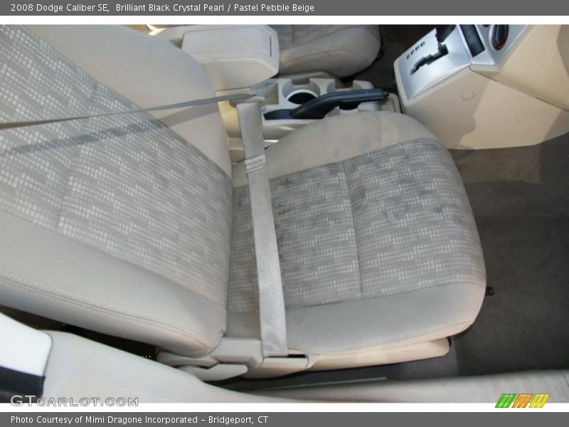 Brilliant Black Crystal Pearl / Pastel Pebble Beige 2008 Dodge Caliber SE