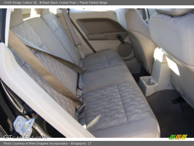 Brilliant Black Crystal Pearl / Pastel Pebble Beige 2008 Dodge Caliber SE