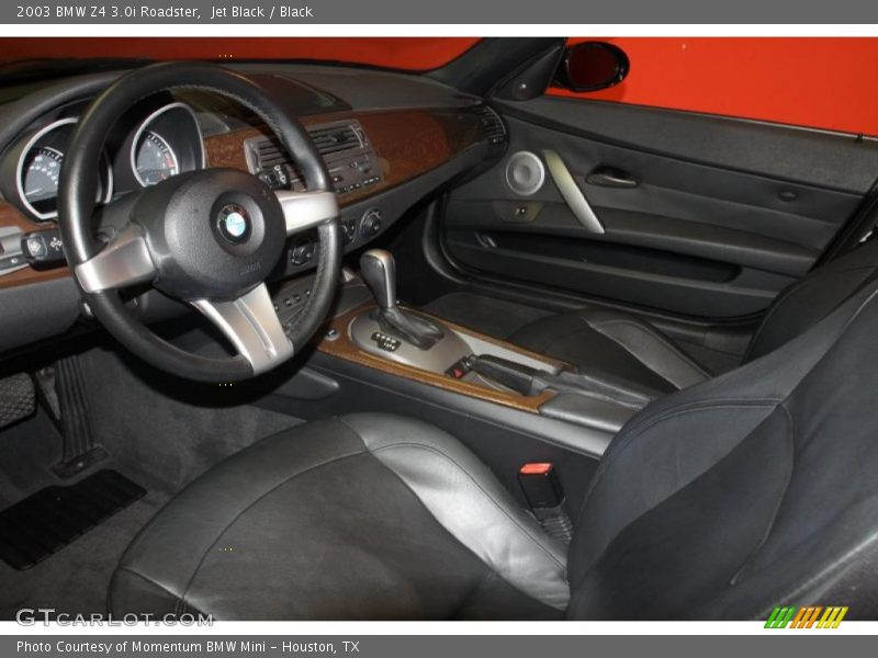Jet Black / Black 2003 BMW Z4 3.0i Roadster