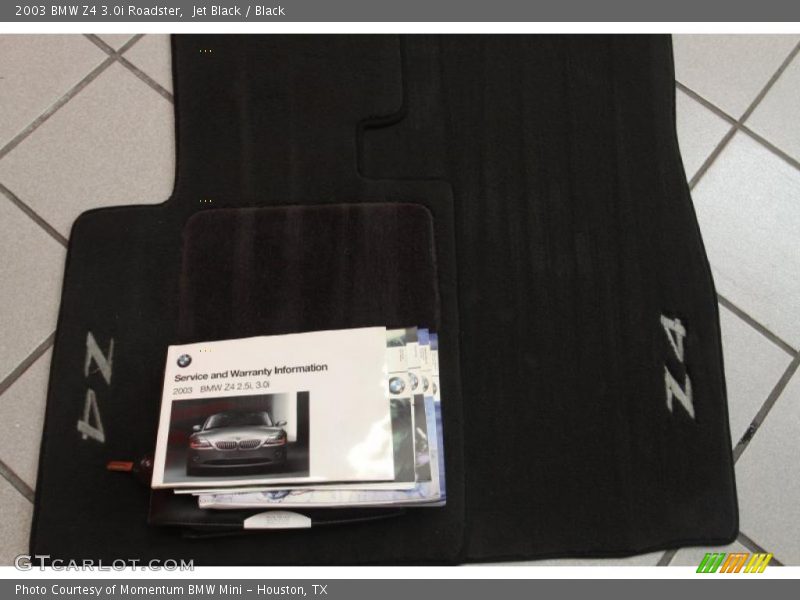 Jet Black / Black 2003 BMW Z4 3.0i Roadster
