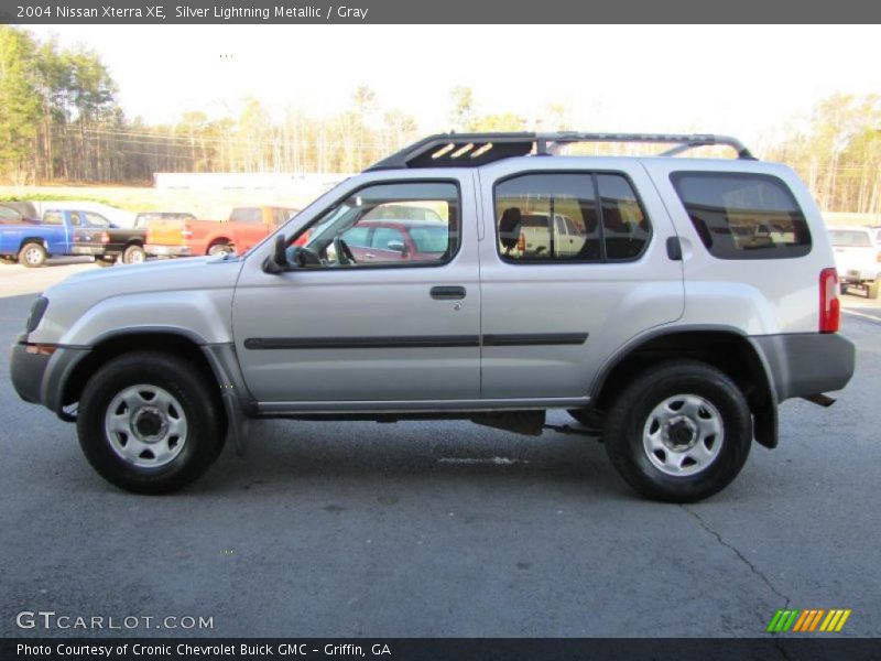 Silver Lightning Metallic / Gray 2004 Nissan Xterra XE