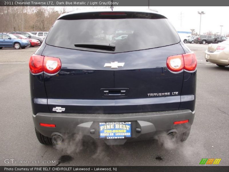 Dark Blue Metallic / Light Gray/Ebony 2011 Chevrolet Traverse LTZ
