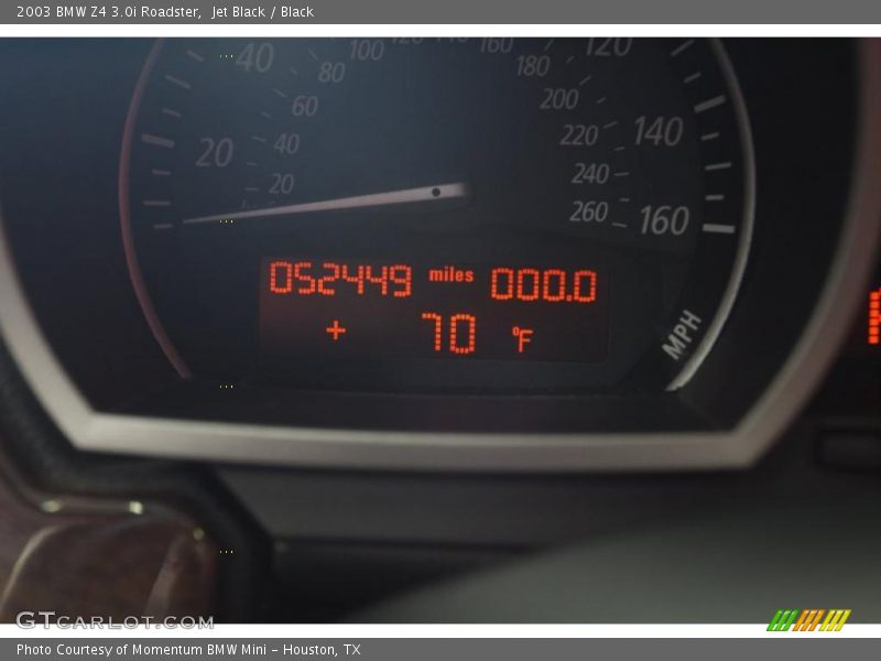 Jet Black / Black 2003 BMW Z4 3.0i Roadster
