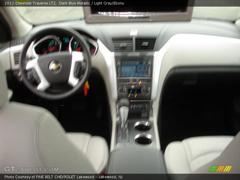 Dark Blue Metallic / Light Gray/Ebony 2011 Chevrolet Traverse LTZ
