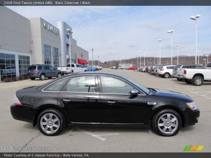 Black Clearcoat / Black 2008 Ford Taurus Limited AWD