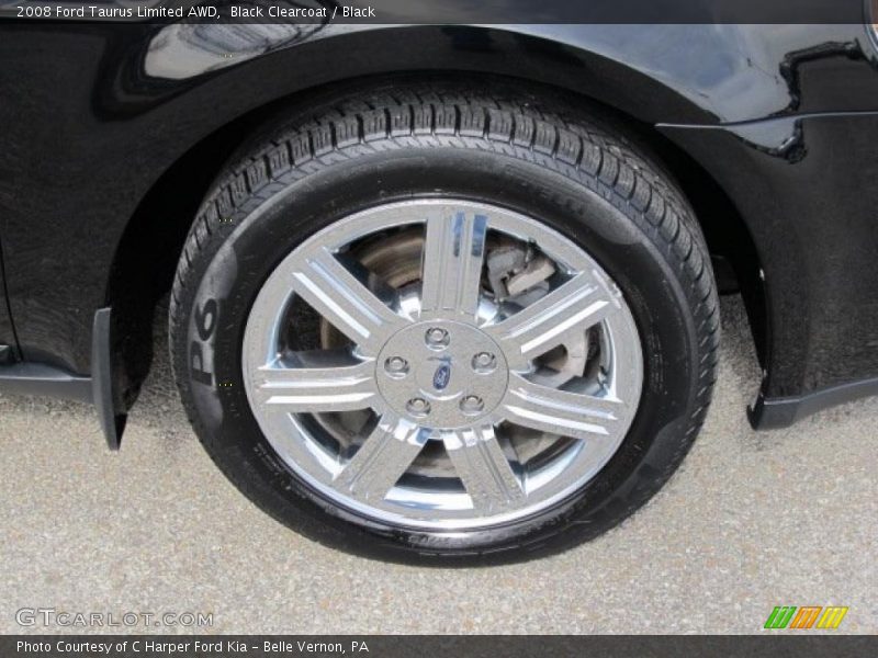 Black Clearcoat / Black 2008 Ford Taurus Limited AWD