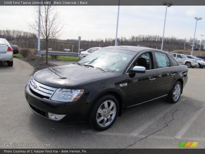 Black Clearcoat / Black 2008 Ford Taurus Limited AWD