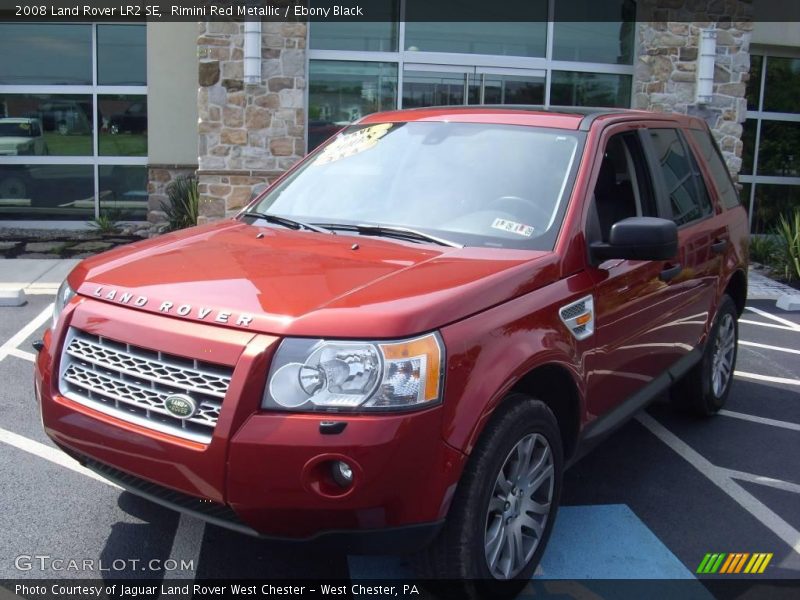 Rimini Red Metallic / Ebony Black 2008 Land Rover LR2 SE