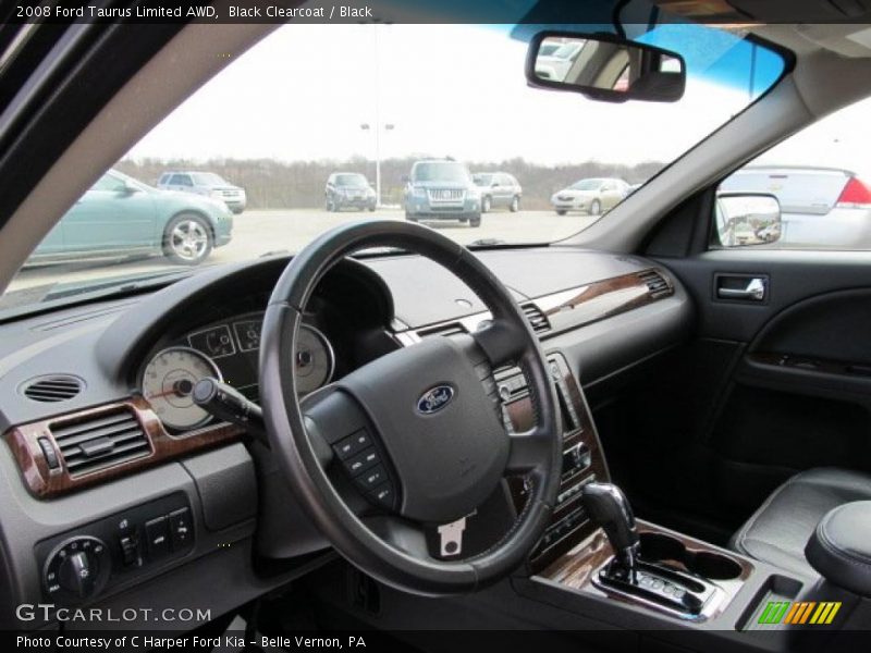 Black Clearcoat / Black 2008 Ford Taurus Limited AWD