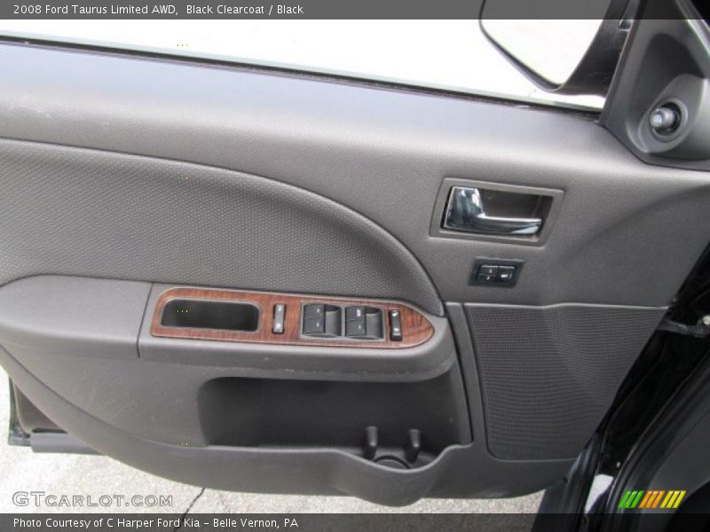Black Clearcoat / Black 2008 Ford Taurus Limited AWD