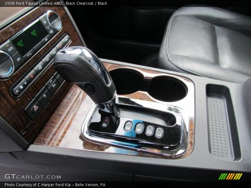 Black Clearcoat / Black 2008 Ford Taurus Limited AWD