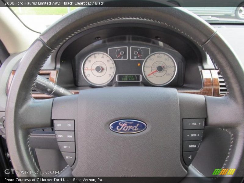 Black Clearcoat / Black 2008 Ford Taurus Limited AWD