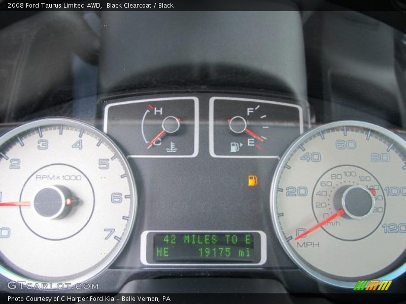 Black Clearcoat / Black 2008 Ford Taurus Limited AWD
