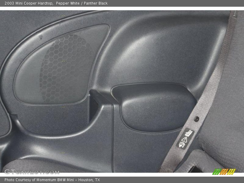 Pepper White / Panther Black 2003 Mini Cooper Hardtop